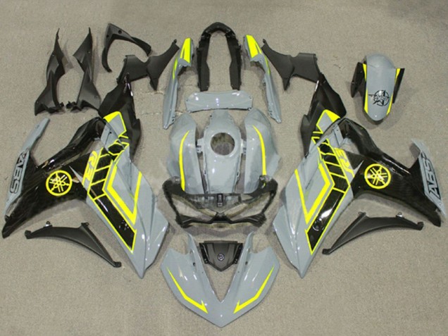 2015-2018 Yamaha YZF R3/R25 Motorcycle Fairings - Nardo Grey Yellow Black Canada for Sale