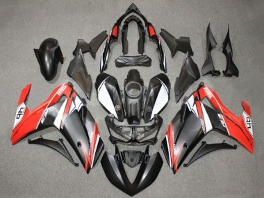 2015-2018 Yamaha YZF R3/R25 Motorcycle Fairings - White Red Matte Black 46 Canada for Sale