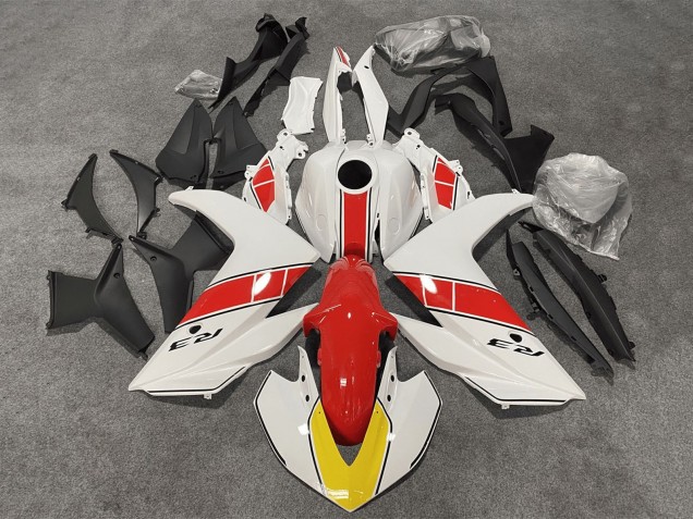 2015-2018 Yamaha YZF R3/R25 Motorcycle Fairings - White Red Black Canada for Sale