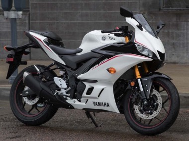 2015-2018 Yamaha YZF R3/R25 Motorcycle Fairings - White Red Canada for Sale