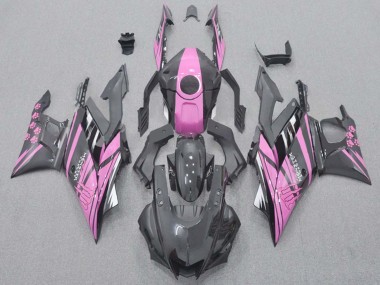 2015-2018 Yamaha YZF R3/R25 Motorcycle Fairings - Pink Glossy Black Canada for Sale