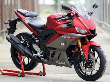 2019-2021 Yamaha YZF R3/R25 Motorcycle Fairings - Red Grey Canada for Sale