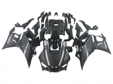 2019-2021 Yamaha YZF R3/R25 Motorcycle Fairings - Matte Black Silver Canada for Sale