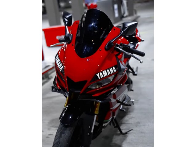 2019-2021 Yamaha YZF R3/R25 Motorcycle Fairings - Dark Red White Silver Black Valsir Canada for Sale