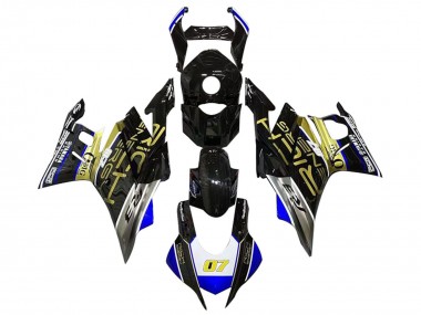 2019-2021 Yamaha YZF R3/R25 Motorcycle Fairings - White Blue Black Gold Trick Star 07 Canada for Sale