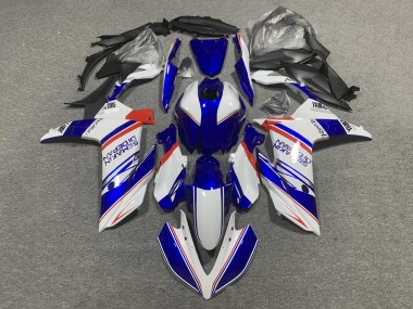 2019-2021 Yamaha YZF R3/R25 Motorcycle Fairings - White Blue Red Semakin Didepan Canada for Sale