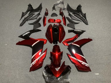 2019-2021 Yamaha YZF R3/R25 Motorcycle Fairings - Red White Glossy Black Canada for Sale