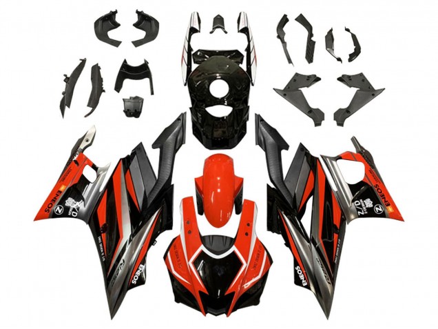 2019-2021 Yamaha YZF R3/R25 Motorcycle Fairings - Red Grey Black ENEOS Canada for Sale