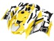 2019-2021 Yamaha YZF R3/R25 Motorcycle Fairings - Yellow White Black Stripe Canada for Sale