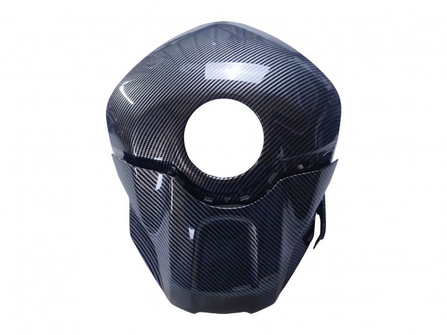 2022-2024 Yamaha YZF R3/R25 Motorcycle Fairings - Black Carbon Fiber Style Gold Red ABBOT Canada for Sale