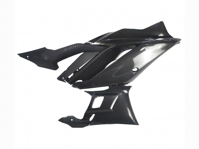 2022-2024 Yamaha YZF R3/R25 Motorcycle Fairings - Black Carbon Fiber Style Silver Blue Canada for Sale