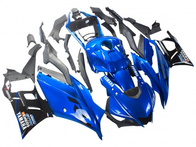 2022-2024 Yamaha YZF R3/R25 Motorcycle Fairings - Blue Black ENEOS Canada for Sale