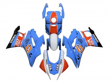 2022-2024 Yamaha YZF R3/R25 Motorcycle Fairings - Blue Orange White Gulf Canada for Sale