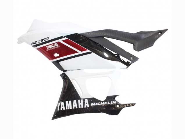 2022-2024 Yamaha YZF R3/R25 Motorcycle Fairings - White Red Black Yamalube Canada for Sale