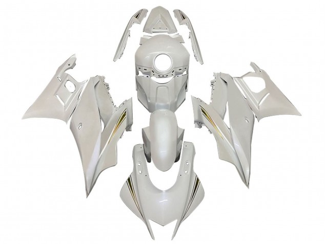 2022-2024 Yamaha YZF R3/R25 Motorcycle Fairings - White Gold Canada for Sale