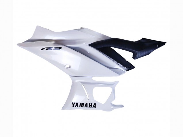 2022-2024 Yamaha YZF R3/R25 Motorcycle Fairings - White Canada for Sale