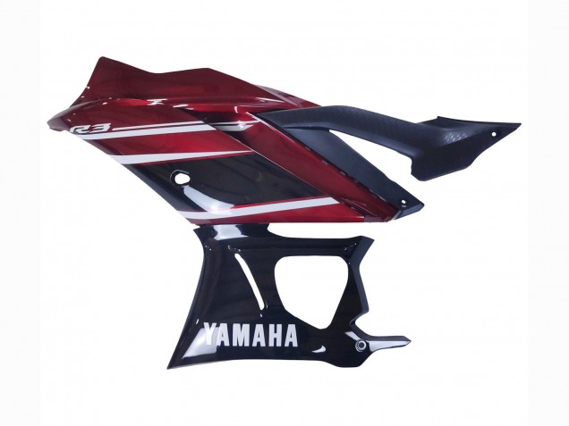 2022-2024 Yamaha YZF R3/R25 Motorcycle Fairing - Red White Glossy Black Canada for Sale