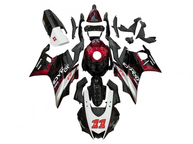 2022-2024 Yamaha YZF R3/R25 Motorcycle Fairings - Red Silver Black 11 Canada for Sale