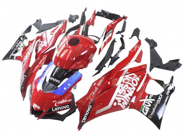2022-2024 Yamaha YZF R3/R25 Motorcycle Fairings - Red Blue Black Lenovo Valsir Canada for Sale