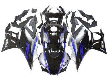 2022-2024 Yamaha YZF R3/R25 Motorcycle Fairings - Silver Blue Glossy Black Canada for Sale