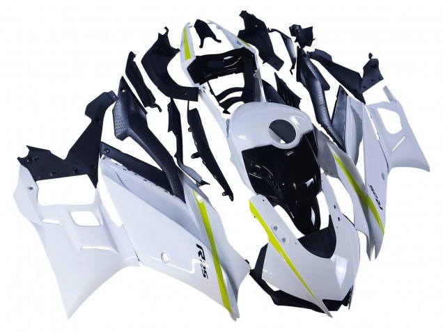 2022-2024 Yamaha YZF R3/R25 Motorcycle Fairings - White Yellow Black Canada for Sale