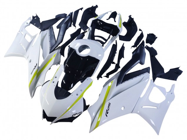 2022-2024 Yamaha YZF R3/R25 Motorcycle Fairings - White Yellow Black Canada for Sale