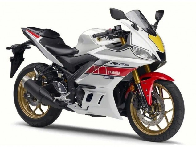 2022-2024 Yamaha YZF R3/R25 Motorcycle Fairing - White Red Black Canada for Sale