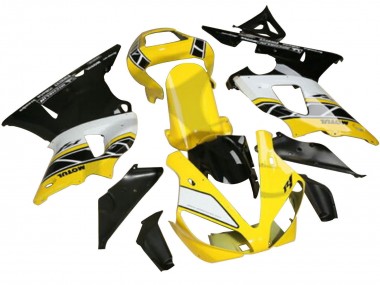 2022-2024 Yamaha YZF R3/R25 Motorcycle Fairings - Yellow White Black Motul Canada for Sale