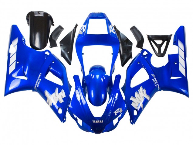 1998-1999 Yamaha YZF 1000 R1 Motorcycle Fairings - Blue White Canada for Sale