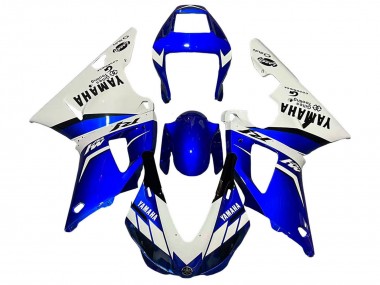 1998-1999 Yamaha YZF 1000 R1 Motorcycle Fairings - White Blue Black Canada for Sale