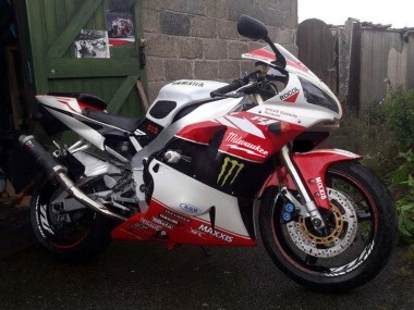 1998-1999 Yamaha YZF 1000 R1 Motorcycle Fairings - Red White Black Yellow Monster Milwaukee MAXXIS 11 Canada for Sale