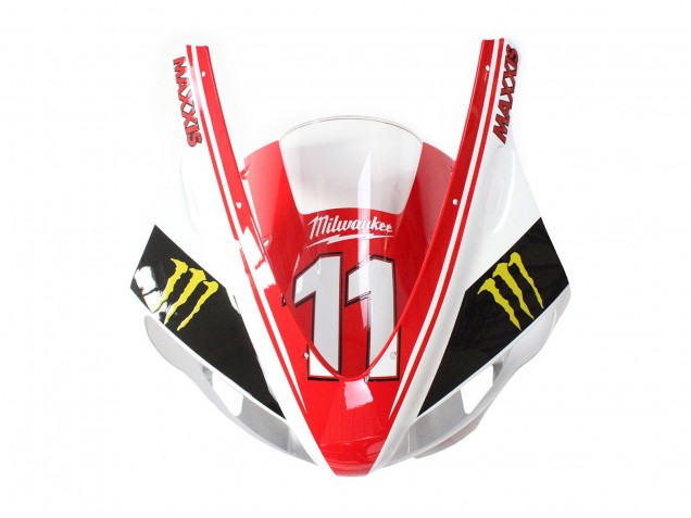 1998-1999 Yamaha YZF 1000 R1 Motorcycle Fairings - Red White Black Yellow Monster Milwaukee MAXXIS 11 Canada for Sale