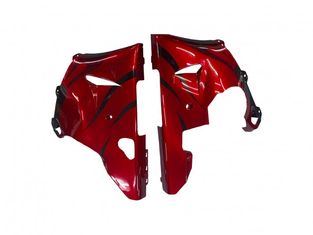 1998-1999 Yamaha YZF 1000 R1 Motorcycle Fairings - Glossy Black Red Canada for Sale