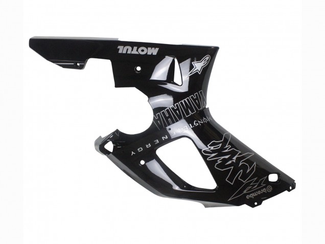2000-2001 Yamaha YZF 1000 R1 Motorcycle Fairings - Glossy Black White Monster Motul Canada for Sale