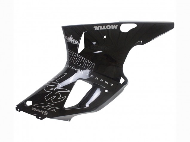 2000-2001 Yamaha YZF 1000 R1 Motorcycle Fairings - Glossy Black White Monster Motul Canada for Sale