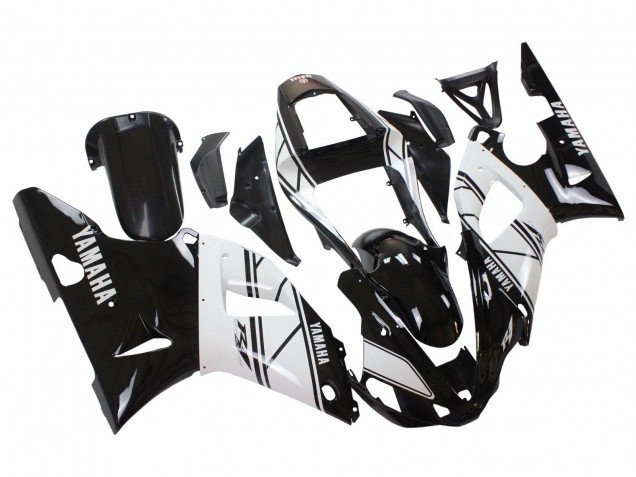 2000-2001 Yamaha YZF 1000 R1 Motorcycle Fairings - White Black Canada for Sale