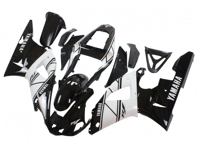 2000-2001 Yamaha YZF 1000 R1 Motorcycle Fairings - White Black Canada for Sale