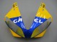2000-2001 Yamaha YZF 1000 R1 Motorcycle Fairings - White Yellow Blue Motul Camel Canada for Sale