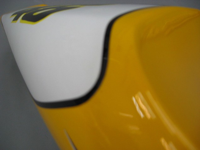 2000-2001 Yamaha YZF 1000 R1 Motorcycle Fairings - White Yellow Blue Motul Camel Canada for Sale