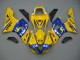 2000-2001 Yamaha YZF 1000 R1 Motorcycle Fairings - White Yellow Blue Motul Camel Canada for Sale
