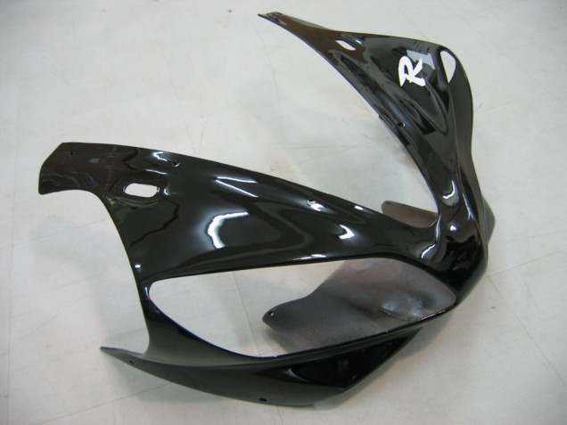 2000-2001 Yamaha YZF 1000 R1 Motorcycle Fairings - Glossy Black White Decal Canada for Sale