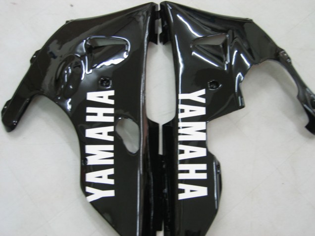 2000-2001 Yamaha YZF 1000 R1 Motorcycle Fairings - Glossy Black White Decal Canada for Sale