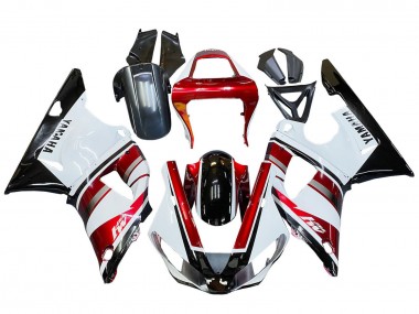 2000-2001 Yamaha YZF 1000 R1 Motorcycle Fairing - Red White Glossy Black Canada for Sale