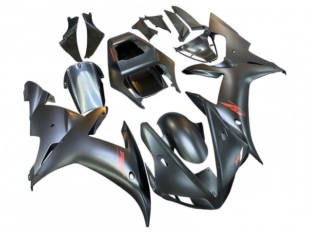 2002-2003 Yamaha YZF 1000 R1 Motorcycle Fairings - Matte Black Red Canada for Sale
