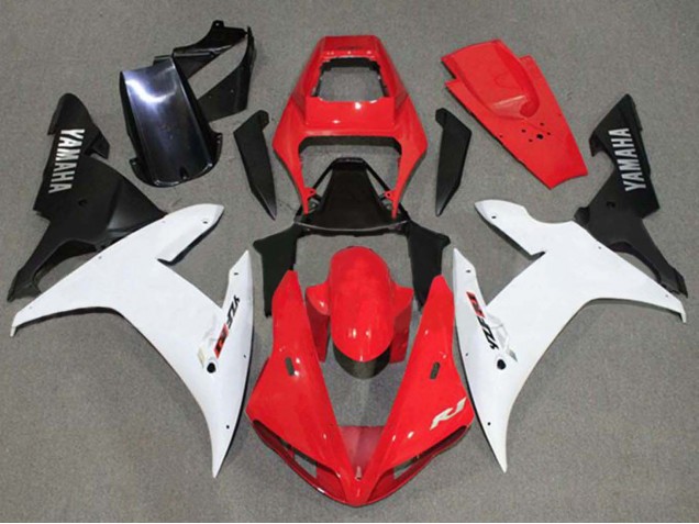 2002-2003 Yamaha YZF 1000 R1 Motorcycle Fairings - Red White Black Canada for Sale