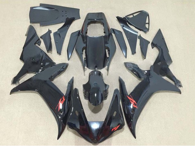 2002-2003 Yamaha YZF 1000 R1 Motorcycle Fairings - Glossy Black Red Canada for Sale