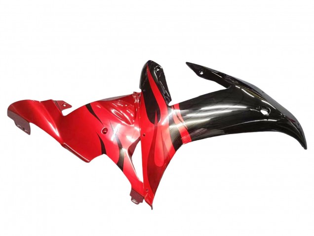 2002-2003 Yamaha YZF 1000 R1 Motorcycle Fairings - Glossy Black Red Flame Canada for Sale