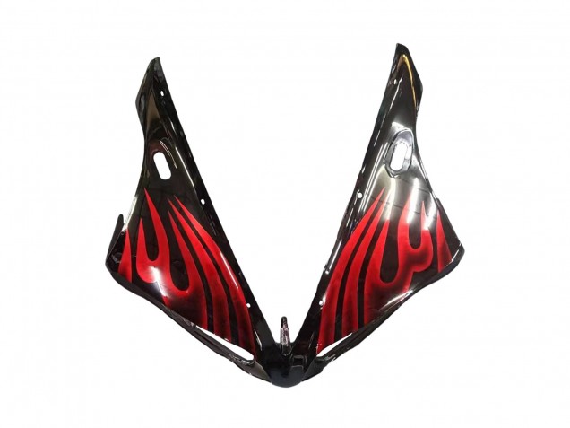 2004-2006 Yamaha YZF 1000 R1 Motorcycle Fairings - Glossy Black Red Flame Canada for Sale