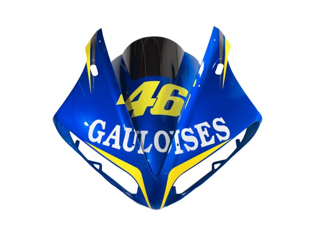 2004-2006 Yamaha YZF 1000 R1 Motorcycle Fairings - Blue White Yellow Motul Gauloises 46 Canada for Sale
