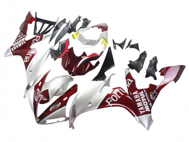 2004-2006 Yamaha YZF 1000 R1 Motorcycle Fairings - Silver Red Fortuna Motul Canada for Sale